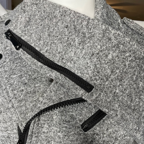 Torrid knit motorcycle jacket vanity size 0 ladies 12 - Picture 3 of 8